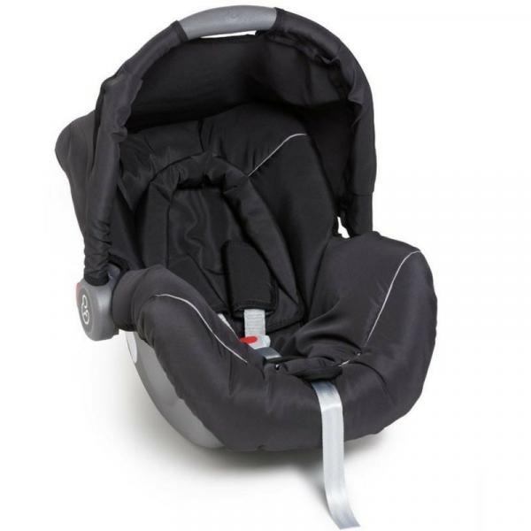 Bebê Conforto (0 à 13kg) Piccolina Preto/Cinza- Galzerano