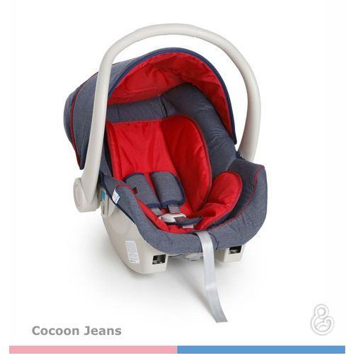 Bebê Conforto Cocoon Jeans/vermelho - Galzerano