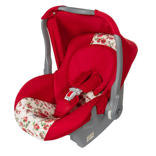Bebê Conforto Nino Vermelho Floral 0 a 13kg - Tutti Baby