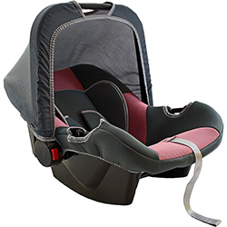 Bebê Conforto para Carro Cinza/Rosa Até 13kg - Lumina