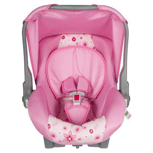 Bebê Conforto Tutti Baby Nino Retrátil para Crianças Até 13 Kg - Rosa Laço New