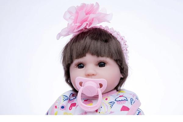 Bebe Reborn 45cm Silicone Realista Baby Fashion