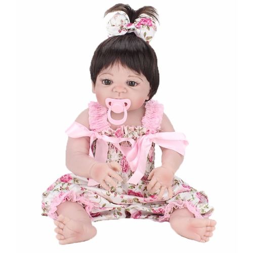 Bebê Reborn Boneca Reborn Menina Silicone Realista - S25