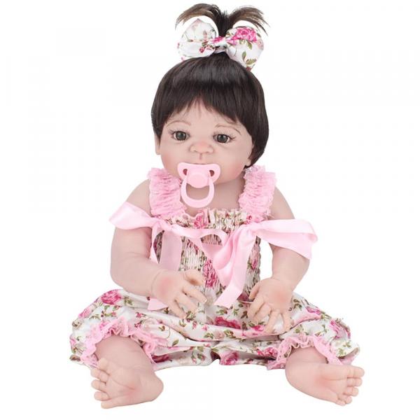 Bebe Reborn Laura Baby Pink Flower - Laura Doll
