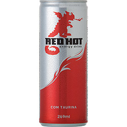 Bebida Energética com Taurina Red Hot Lata 269ml