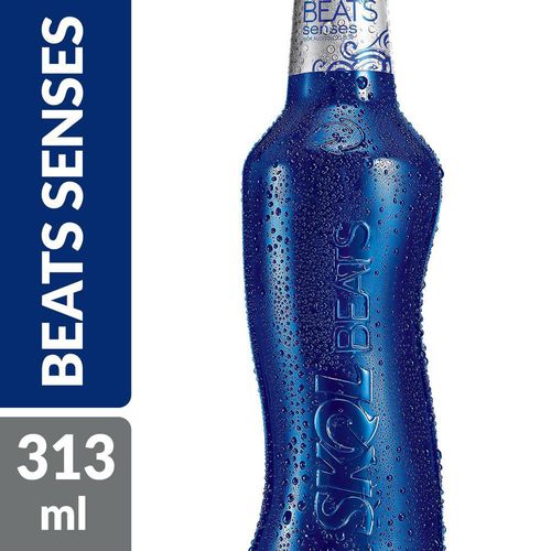 Bebida Skol Beats Senses Long Neck 313 Ml Embalagem com 6 Unidades