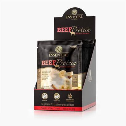Beef Protein (14 Sachês de 32g) Essential Nutrition