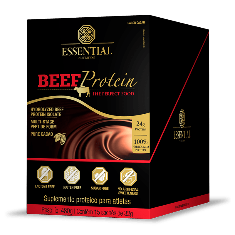 Beef Protein (15 Sachês-32g) Essential Nutrition
