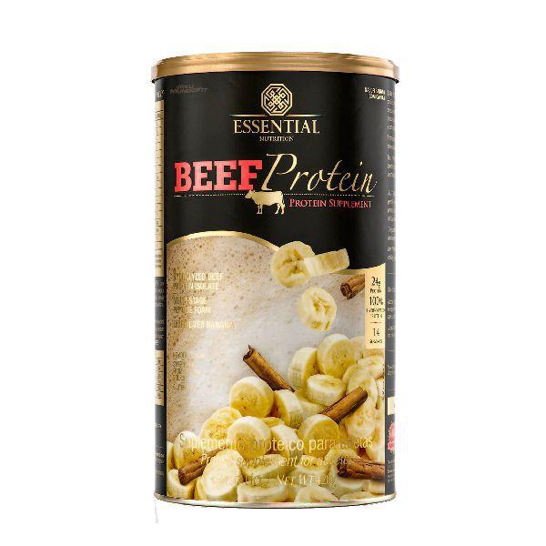 Beef Protein (420g) - Essential Nutrition - Banana C/ Canela
