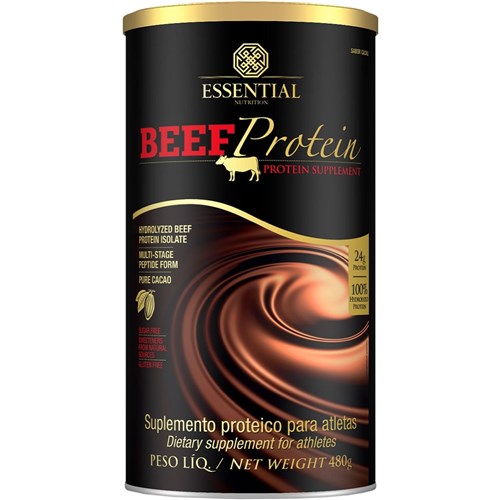 Beef Protein 480G Cacau - Essential Nutrition