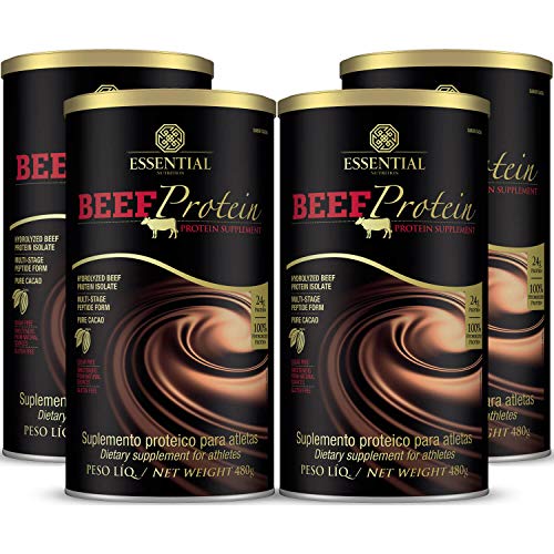 Beef Whey Protein Cacau - Essential Nutrition - 480g