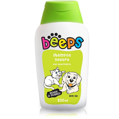 Beeps Shampoo Neutro 500ml - Pet Society