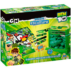 Tudo sobre 'Ben 10 - Puzzle + Escultura - 100 Peças - Toyster'