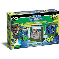 Ben 10 Puzzle Escultura MS 2 QC 75 Peças - Toyster