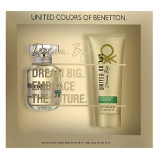 Tudo sobre 'Benetton Dream Big Her Kit - Eau de Toilette + Loção Corporal Kit'