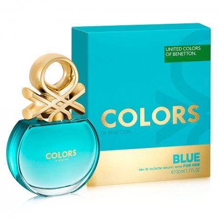 Benetton Perfume Feminino Colors Blue Eau de Toilette 50ml