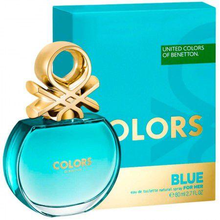 Benetton Perfume Feminino Colors Blue Eau de Toilette 80ml