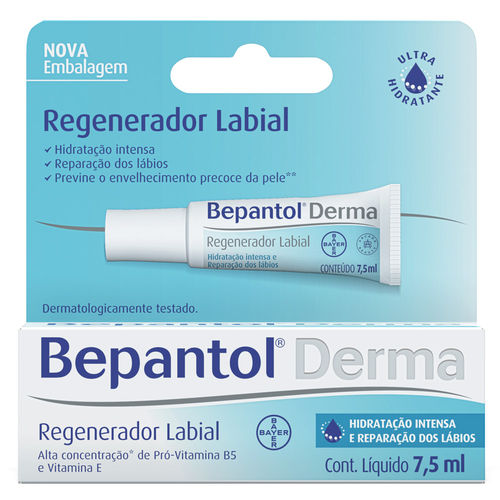 Bepantol Derma Regenerador Labial Bayer - Hidratante Labial