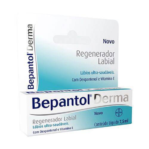Bepantol Regenerador Labial Derma Bayer 7,5ml - Caixa com 2 Unids
