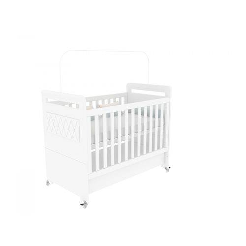 Berço Estilo Baby - 3 em 1 Branco