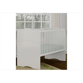 Berço Mini Cama e Sofá 3 em 1 Alegria Móveis - Branco Alto Brilho - CN