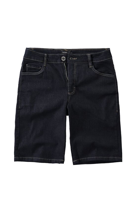 Bermuda Jeans Comfort Cintura Média Malwee Azul Escuro - 36