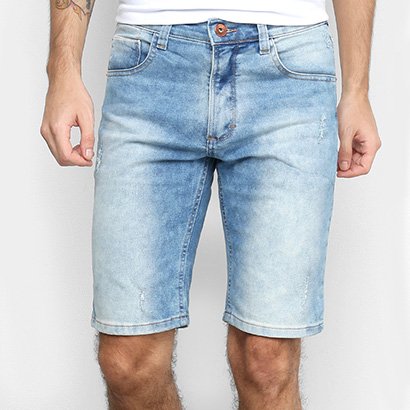 Bermuda Jeans HD Basic Slim Masculina
