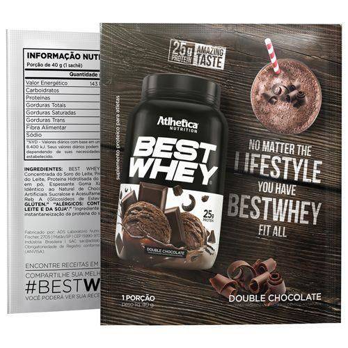 Best Whey - 1 Sachê 40g Chocolate Brownie - Atlhetica Nutrition