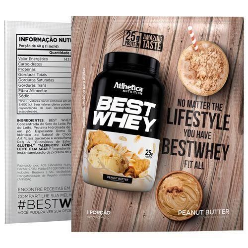 Best Whey - 1 Sachê 40g Peanut Butter - Atlhetica Nutrition