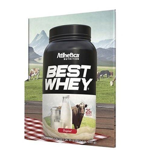 Best Whey - 1 Sachê 35g Original - Atlhetica Nutrition