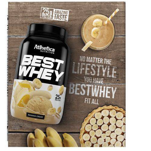 Best Whey - 1 Sachês 40g Banana Cream - Atlhetica Nutrition