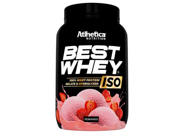 Best Whey Iso Morango 900g - Atlhetica Nutrition