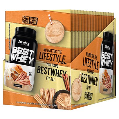Best Whey Protein Atlhetica Nutrition 15 Unidades