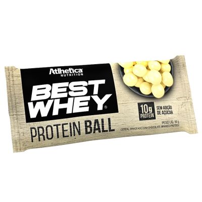 Best Whey Protein Ball 50g - Atlhetica Nutrition Best Whey Protein Ball 50g Chocolate Branco - Atlhetica Nutrition