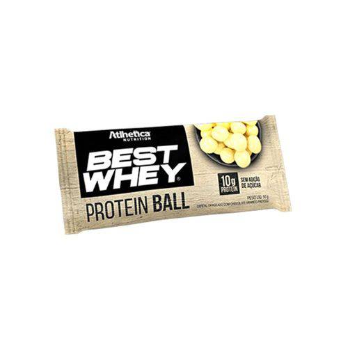 Best Whey Protein Ball (50g) - Atlhetica Nutrition Chocolate Branco