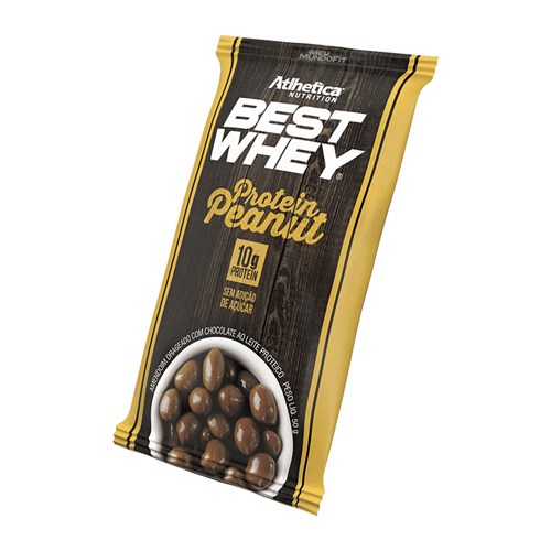Best Whey Protein Peanut - Amendoim com Chocolate ao Leite Protéico 50g - Atlhetica