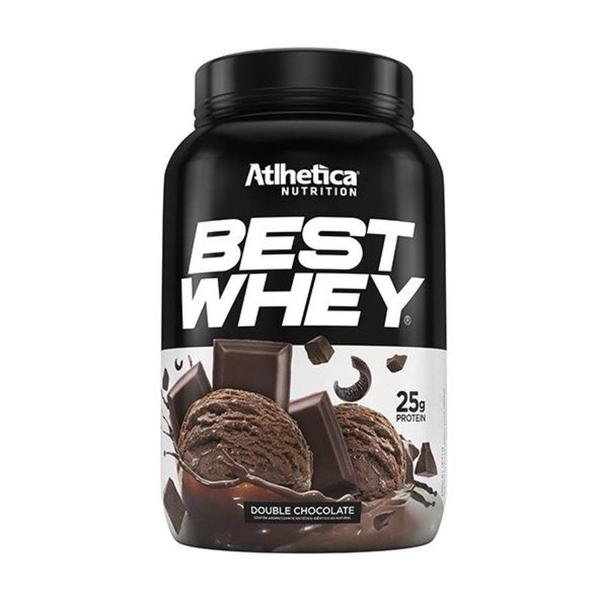 Best Whey Sabor Double Chocolate 900g - Atlhetica