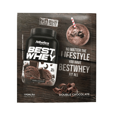 Best Whey Sachê - Atlhetica Nutrition Best Whey Sachê 40g Double Chocolate - Atlhetica Nutrition