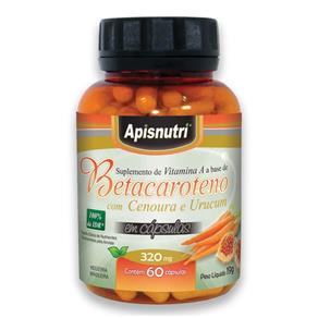 Betacaroteno - 320 Cápsulas