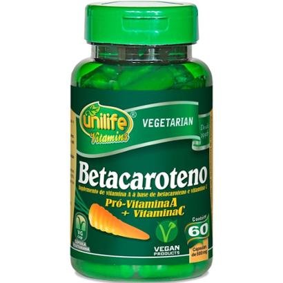 Betacaroteno 60 Cápsulas de 500Mg