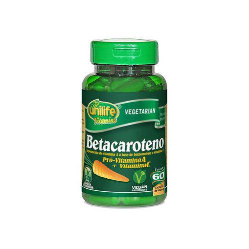 Betacaroteno Pró-Vitamina a e C - Unilife - 60 Cápsulas