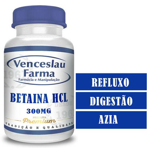 Tudo sobre 'Betaina Cloridrato (hcl) 300mg Digestivo C/240'