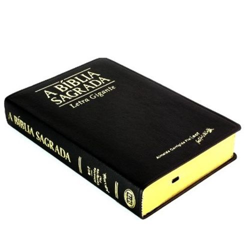 Bíblia Acf Letra Gigante - Preta Luxo