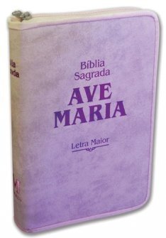 Bíblia Ave Maria - Strike Capa Rosa - Letra Maior