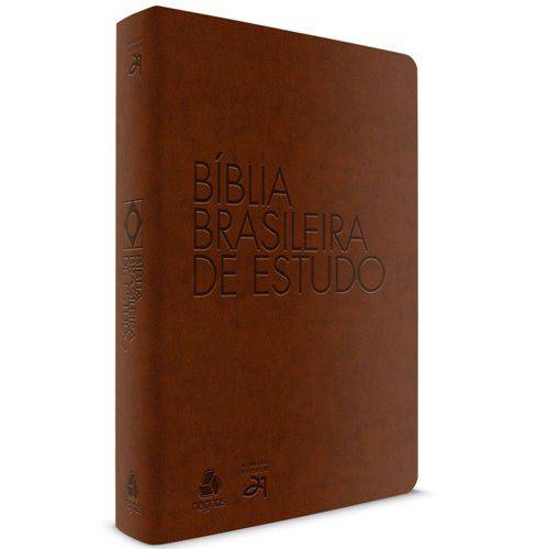 Bíblia Brasileira de Estudo | Almeida Século 21 | Emborrachada | Luxo | Marrom