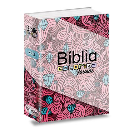 Bíblia Colorida Jovem - Capa Feminina - Bl031