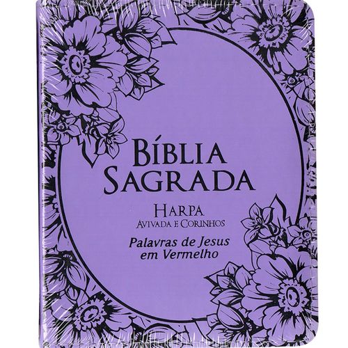 Bíblia com Harpa Avivada e Corinhos - Lilás