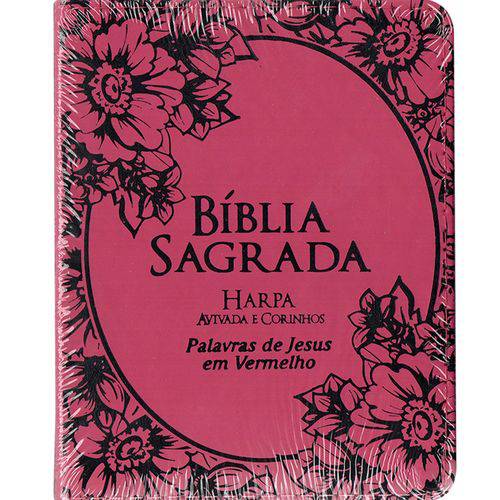 Bíblia com Harpa Avivada e Corinhos - Pink