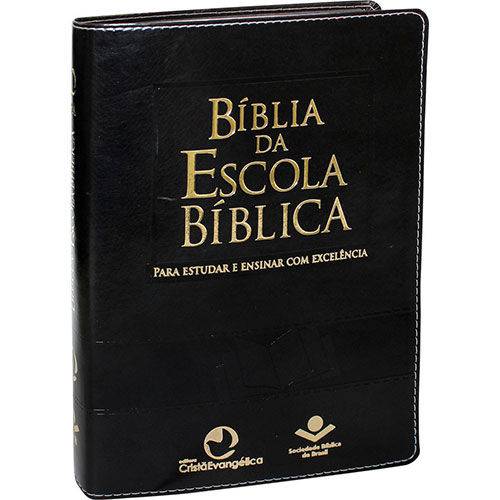 Bíblia da Escola Bíblica Ra - Luxo Preta Nobre