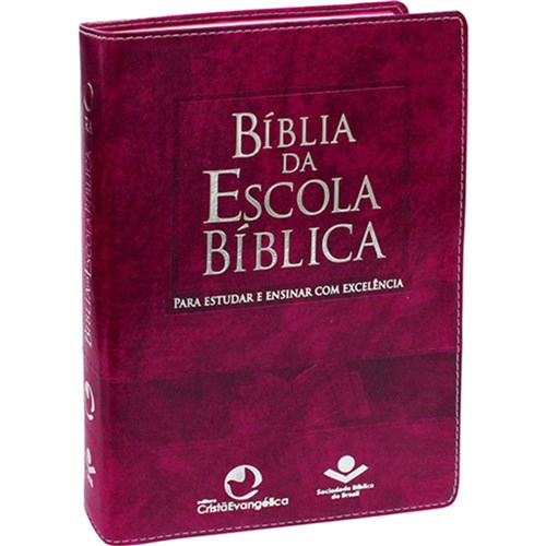 Bíblia da Escola Bíblica Ra - Luxo Púrpura Nobre